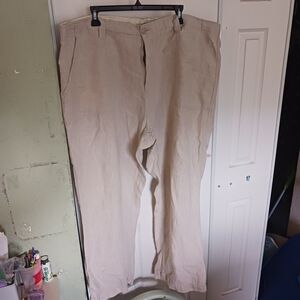 3X$30 Old Navy Women Dress Pants  Plus Sz XXL Beige  Linen Great Conditions